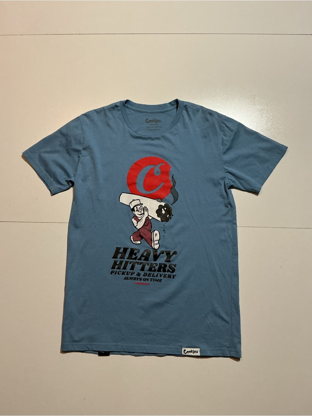 Cookies SF Heavy Hitters Pickup & Delivery Always On Time Blunt Smoke T-Shirt